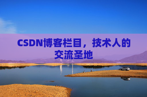 CSDN博客栏目，技术人的交流圣地